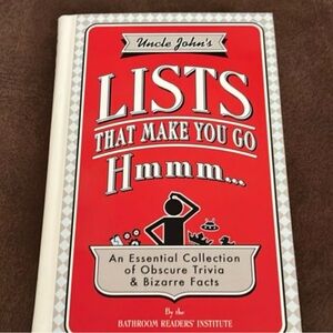 Red and White Trivia Book